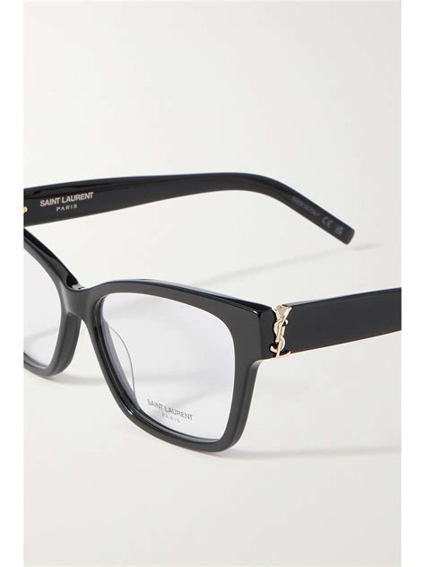 ysl mens glasses|saint laurent clear glasses.